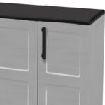 Art Plast Idea 3-Doors Low Plastic Cabinet - Image 2