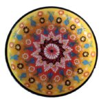 Hand Painted Bowl Yellow 20cm