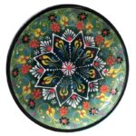 Hand Painted Bowl Green 20cm