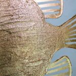 Gold Fish White Background Painting - Image 4