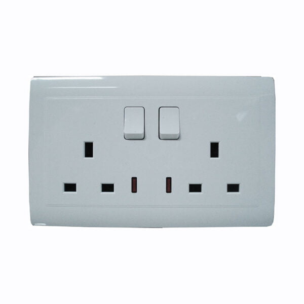 Twin Switch Socket KB12