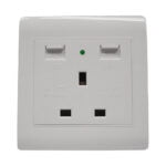 Single Socket w/USB KB12