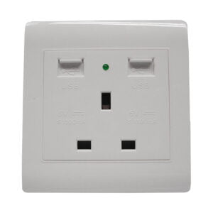 Single Socket w/USB KB12