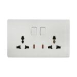 Twin Switch Socket All Continent KB12