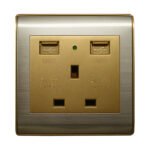 Single Socket w/USB KB7