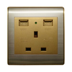 Single Socket w/USB KB7