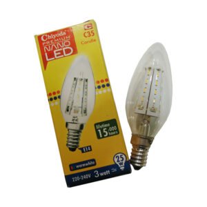 LED Candle E14 3W Clear