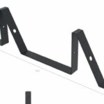 Rei 1081 Shelf Bracket for 2 Shelves Black - Image 2