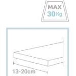 Rei 1081 Shelf Bracket for 2 Shelves Black - Image 3