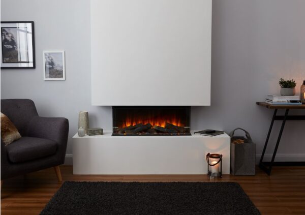ELECTRIC FIREPLACE 87CM – 3 Sided