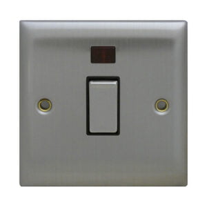 Switch 20Amp Brushed Stainless Steel