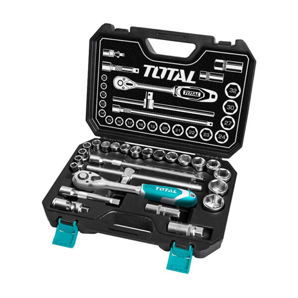 Socket Set 1/2 inch Drive 25pcs THT121251