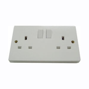 Twin Switch Socket 13Amp S&T
