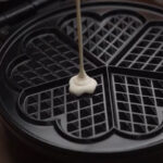 Sogo Round Brushed Stainless Steel Waffle Maker - Image 4