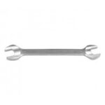 Double open end spanner, polished head 25x28 mm YT-0375