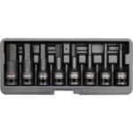 Impact bit socket set hex 8pcs 1/2"- TY-1066