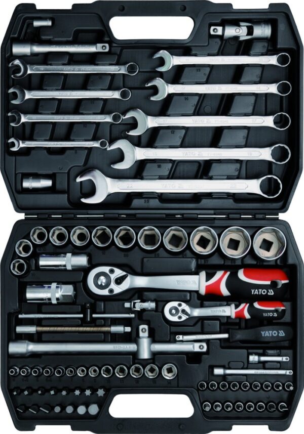 Socket set 1/2", 82 pcs YT-1269