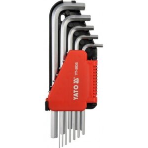Hex key set, s.a.e., long 12 pcs YT5835