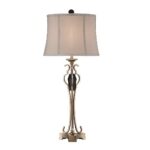Faceted Onyx Crystal Table Lamp