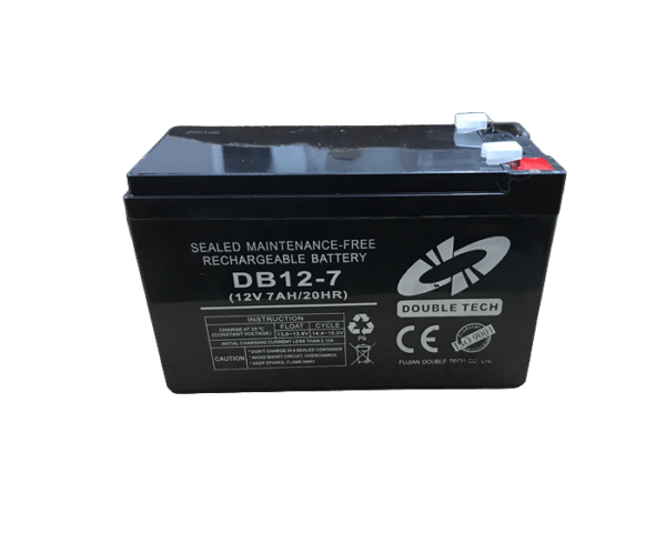 SEALED LEAD ACID BATTERY 12 VOLTS 7 AH.
