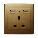 Single Socket w/USB KV5