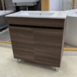 Temis Freestanding Cabinet 2 Door and Basin - Image 2