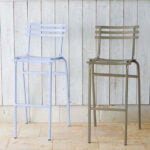Stackable metal garden stool - Image 2