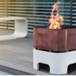 Concrete fire bowl