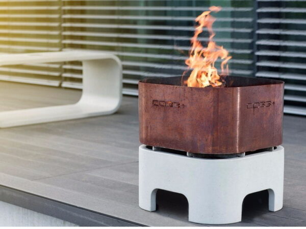 Concrete fire bowl