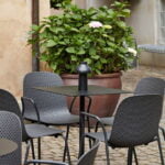 Square powder coated steel table - Image 5