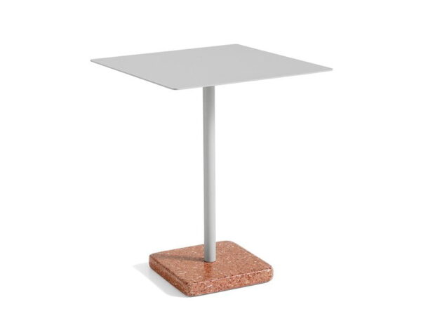 Square powder coated steel table