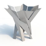 Stainless steel fire baskets