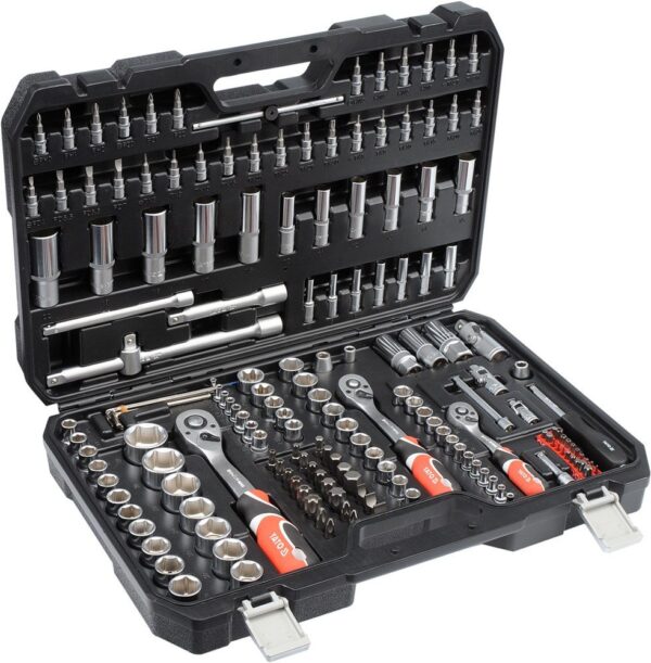 Socket set 1/4", 3/8" & 1/2" 173pcs- YT-38931