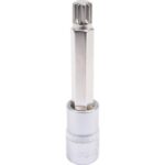 SOCKET BIT SPLINE 1/2" M12 L100MM YT-04354