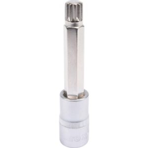 SOCKET BIT SPLINE 1/2" M12 L100MM YT-04354