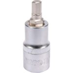 SOCKET BIT HEX 1/2" 7MM L55MM YT-04383