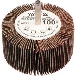 FLAP WHEEL W. SHAFT 80x40x6 P40 YT-83381